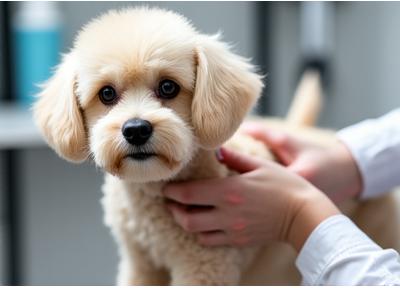 プロのトリマーによる犬の毛並みカット