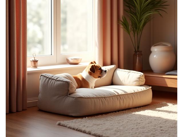 Paws & Petalsのクラシックスイートの内装